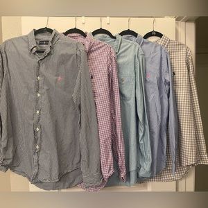 Large Mens Ralph Lauren button down Polos bundle